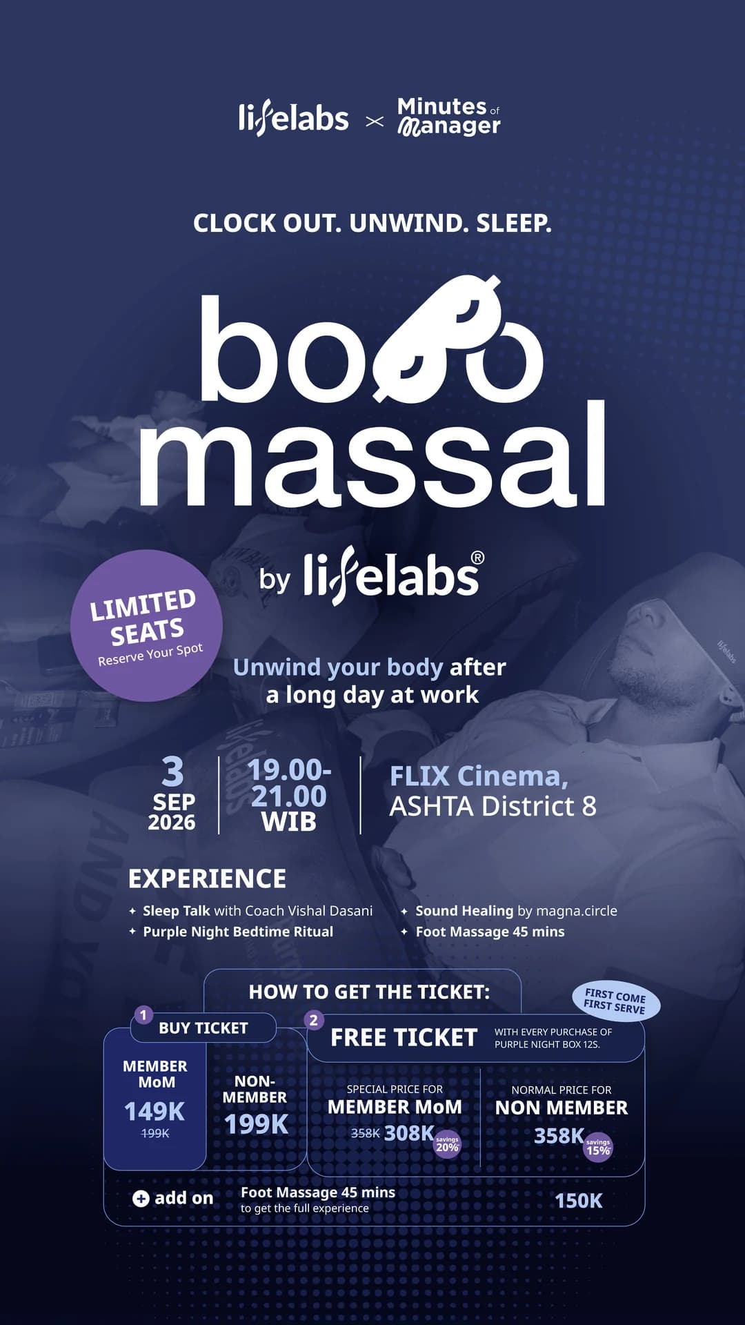 Full Bobo Massal event programme poster